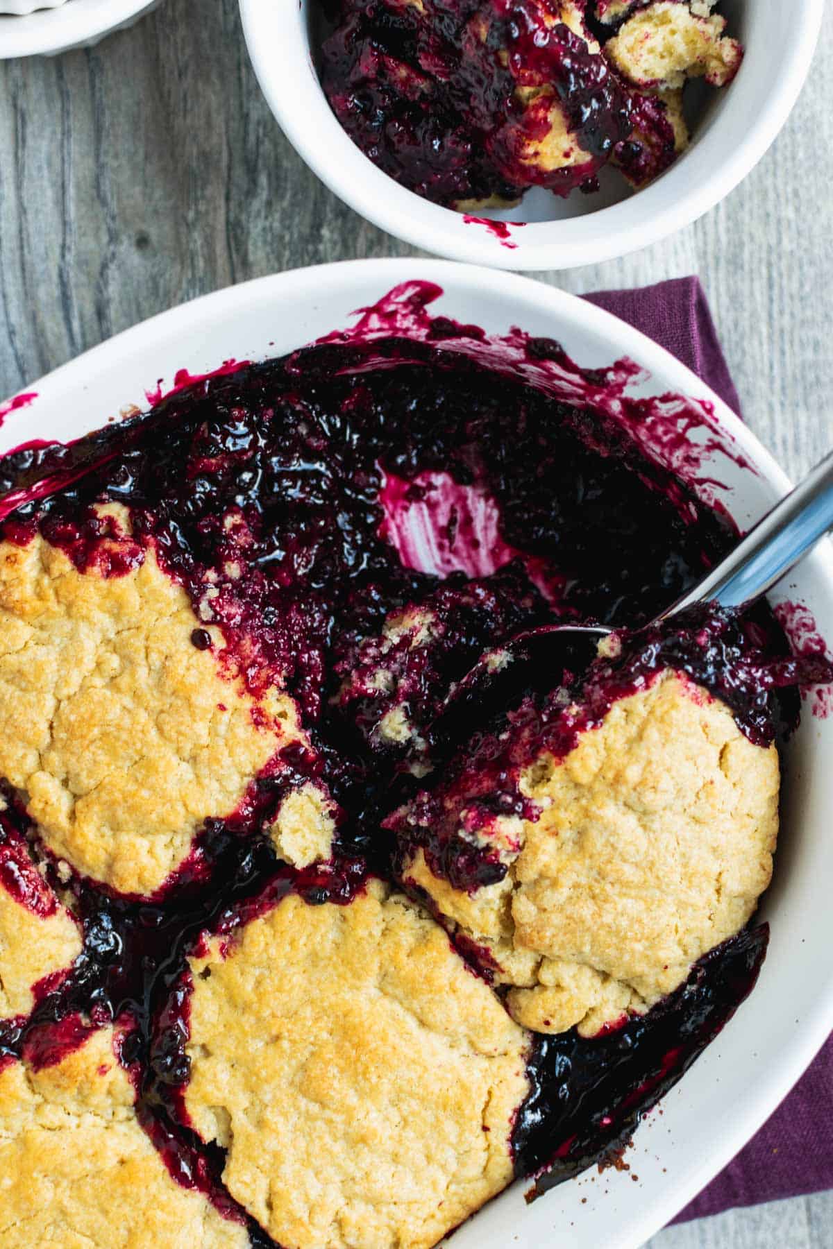 Blackberry Cobbler - Sticks Scratch Kitchen