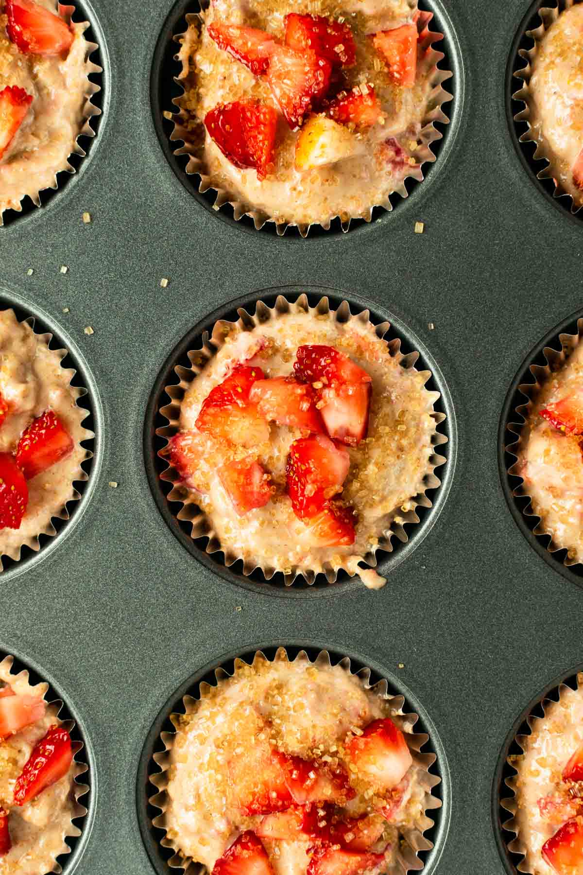 Greek Yogurt Strawberry Muffins Sticks Scratch Kitchen